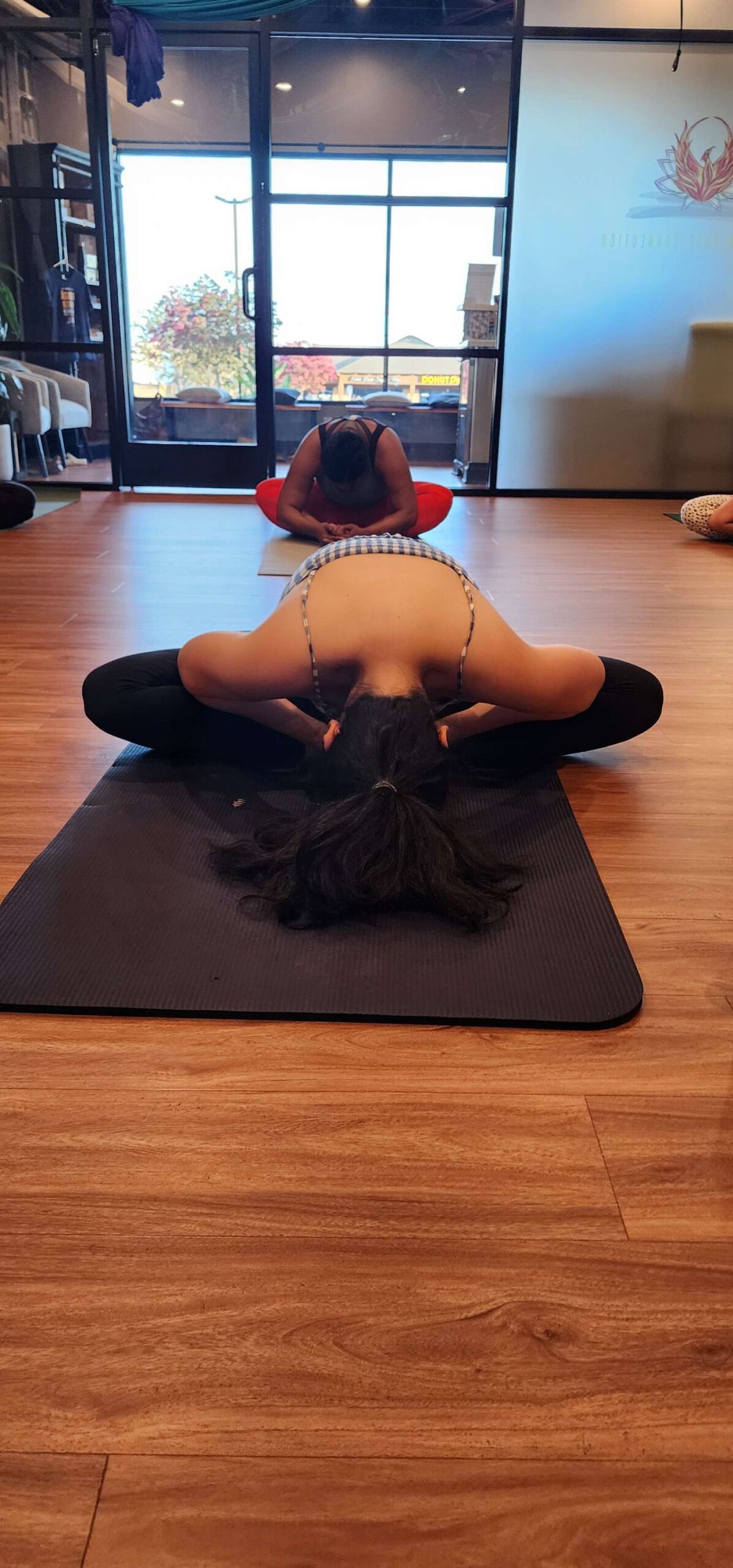 A welcoming yoga class at The Mind-Body Connection